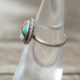 Vintage Sterling Zuni Sunface Roper Ring 4.25
