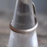 Vintage Sterling Green Stone Roper Ring 7.5