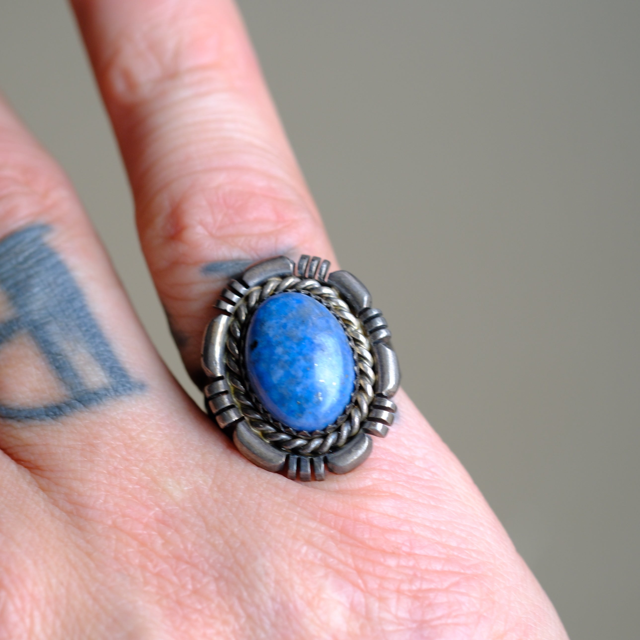 Vintage Sterling Turquoise Ring 7