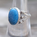 Vintage Sterling Sodalite Ring 6.25