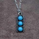 Vintage Sterling Turquoise Necklace