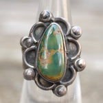Vintage Sterling Turquoise Ring 5.75