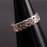 Vintage Sterling Silver Band 7