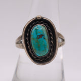 Vintage Sterling Turquoise Ring 8