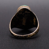 Vintage Sterling Turquoise and Coral Ring 9