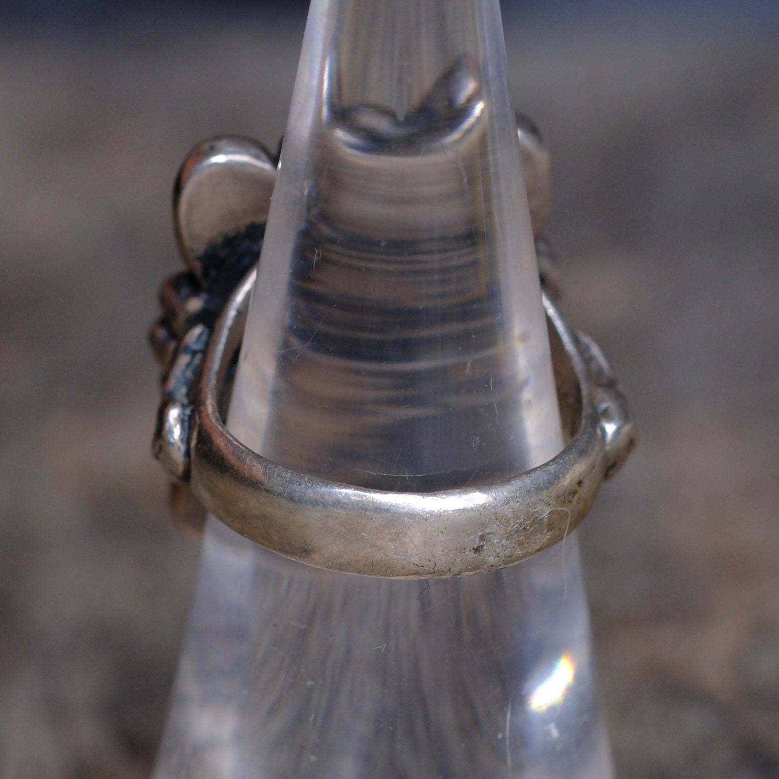 Vintage Sterling Turquoise Ring 6.25