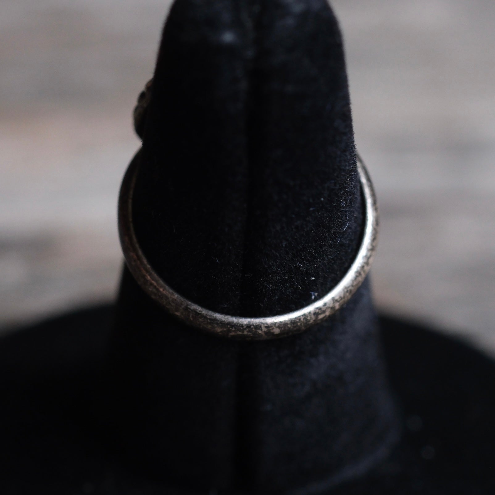 Vintage Sterling Turquoise Feather Ring 5.5