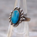 Vintage Sterling Turquoise Ring 6