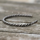 Vintage Sterling Silver Twisted Cuff