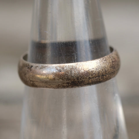 Vintage Sterling Silver Band 6