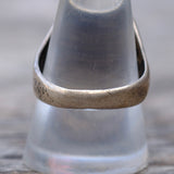 Vintage Sterling Turquoise Feather Ring 10.5