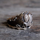 Vintage Sterling Eagle Ring 13