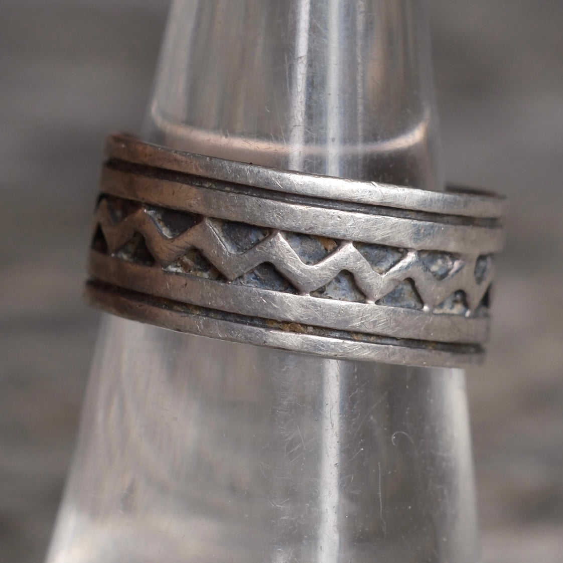 Vintage Sterling Silver Band Ring 7