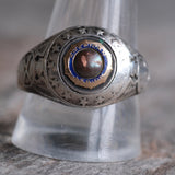 Voltage Sterling American Legion Signet Ring 12.5