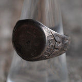 Vintage Sterling Silver Eagle Signet Ring 7.75
