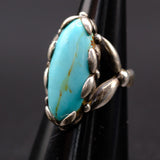 Vintage Sterling Turquoise Ring 6