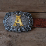 Vintage A Initial Belt Buckle