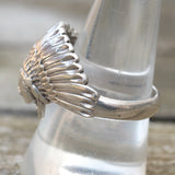 Vintage Sterling Big Chief Ring 9.75