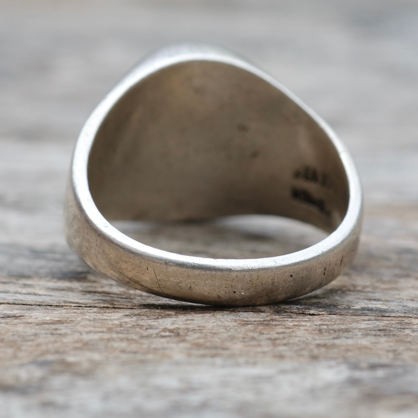 Vintage Sterling Freemasons Signet Ring 12.25