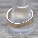 Vintage Sterling Malachite Inlay Band 12