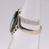 Vintage Sterling Turquoise Ring 5.75