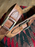 Vintage Wide Shackle Leather Belt