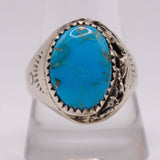 Vintage Sterling Turquoise Ring 11