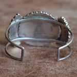 Vintage Sterling Zuni Cluster Cuff Bracelet