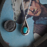 Vintage Sterling Turquoise Necklace