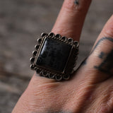 Vintage Sterling Jasper Ring 5