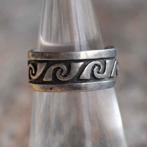 Vintage Sterling Silver Band 5.5