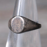 Vintage Sterling H Initial Ring 4.75