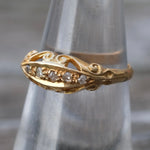 18K Gold Edwardian Old-Cut Diamond Ring 5.5