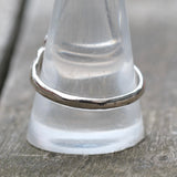 Vintage White Bronze Biker Ring 12