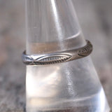 Vintage Sterling Silver Stamped Band Ring 9