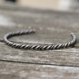 Vintage Sterling Silver Twisted Cuff