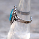 Vintage Sterling Turquoise Ring 6