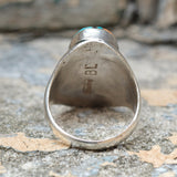 Vintage Sterling Zuni Inlay Ring 10