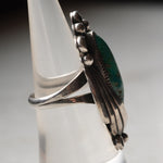 Vintage Sterling Turquoise Ring 6.75