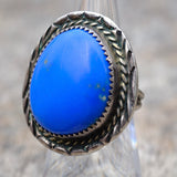 Vintage Sterling Blue Howlite Ring 7