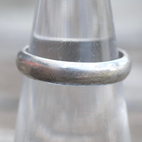 Vintage Sterling Silver Band 6