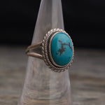 Vintage Sterling Turquoise Ring 6.25