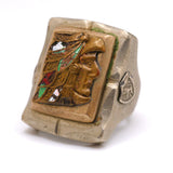 Vintage Mexican Biker Souvenir Ring 7.5