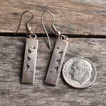 Vintage Sterling S Skeets Earrings