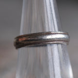 Vintage Sterling Ribbed Band 6