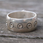 Vintage Sterling Silver Harley Davidson Ring 11
