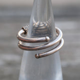 Vintage Sterling Braided Band 3.25