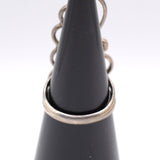 Vintage Sterling Turquoise Floral Ring 4