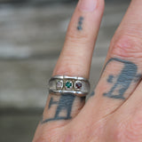 Vintage Sterling Multistone Band 6.5
