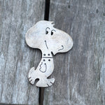 Vintage Sterling Silver Snoopy Pin